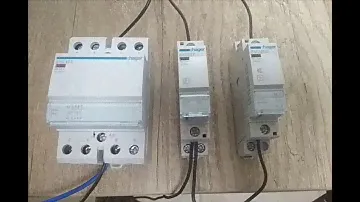 Бесшумный контактор hager