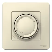 Светорегулятор поворотно-нажимной Schneider Electric BLANCA, 400 Вт, молочный, BLNSS040012