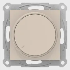 Светорегулятор поворотно-нажимной 315Вт LED (универсальный) , Бежевый, серия Atlas Design, Schneider Electric ATN000234