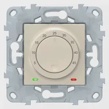 Терморегулятор для теплого пола , Бежевый, серия Unica New, Schneider Electric