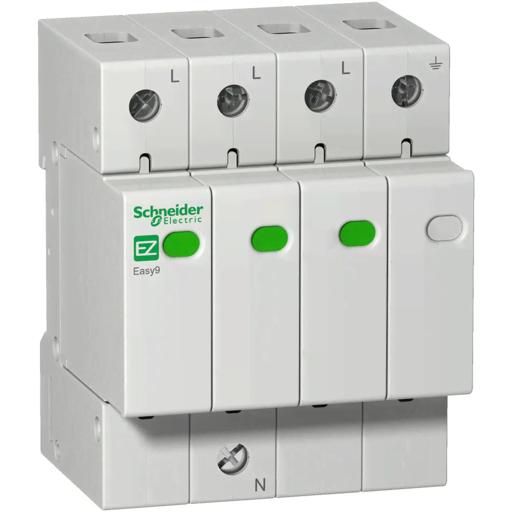 Ограничитель перенапряжения SCHNEIDER ELECTRIC EASY9 EASY9 3П+H 20кА 400В =S= EZ9L33720