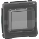 Накладка с крышкой SCHNEIDER ELECTRIC MUREVA S для механизмов Unica, АНТРАЦИТ, IP55 MUR35106