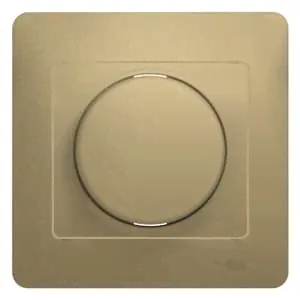Светорегулятор (диммер) СП Glossa 300Вт поворот. в сборе титан Schneider Electric GSL000434-0