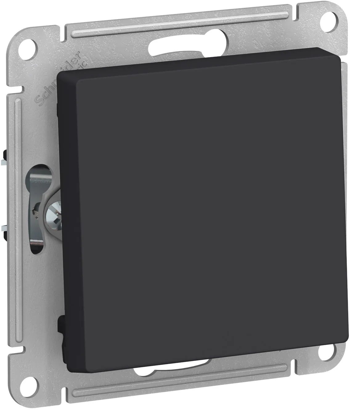 Выключатель 2-клавишный Schneider Electric AtlasDesign карбон-0