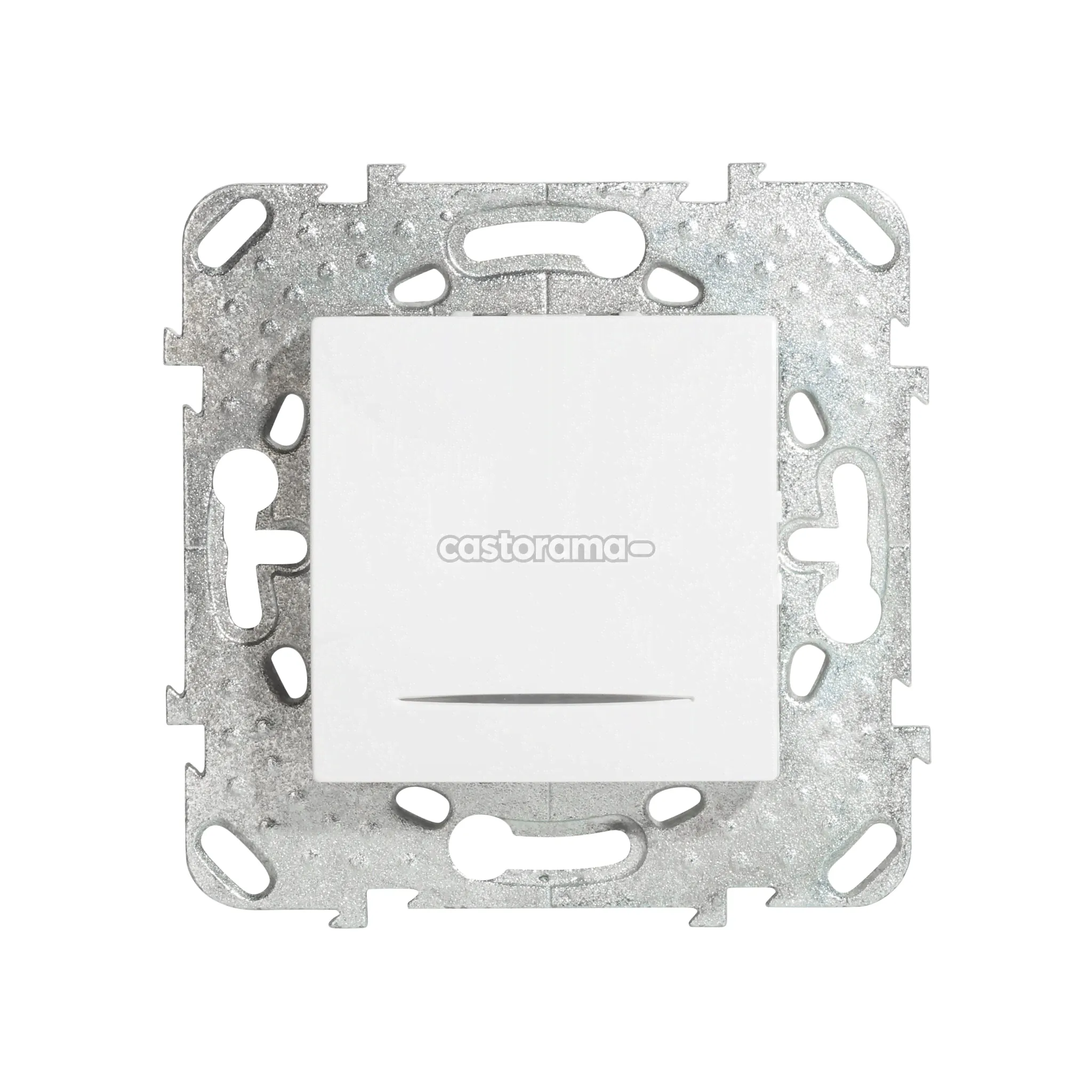 Переключатель Schneider Electric Unica 1-клавишный IP20, слоновая кость