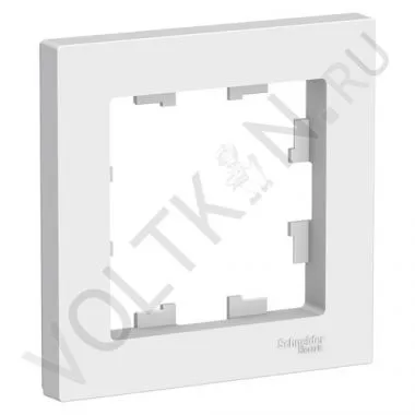 Рамка AtlasDesign 1-постовая, белый Schneider Electric-0