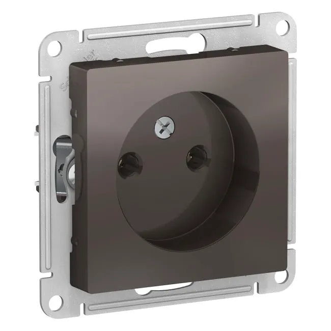 Механизм розетки 1-м СП ATLAS DESIGN без заземл. 16А мокко Schneider Electric ATN000641-0