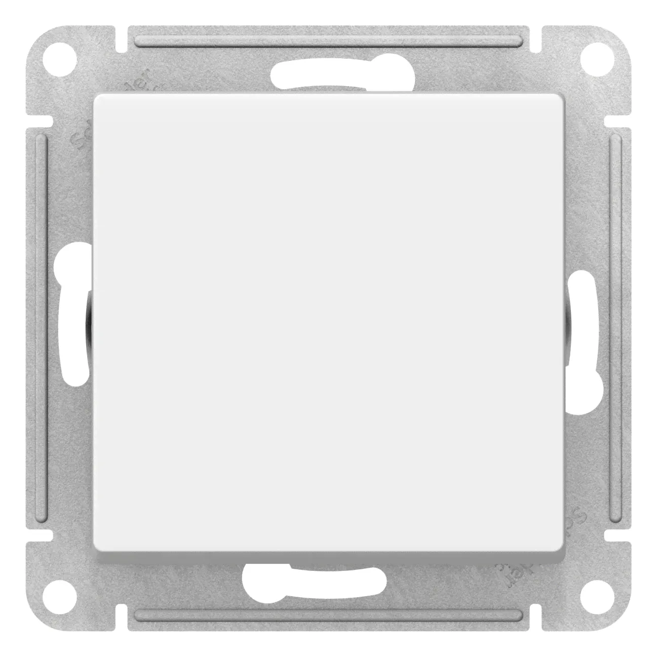 ATN000111 Выключатель одноклавишный Schneider Electric Atlas Design, на винтах, белый