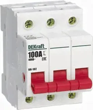 Schneider Electric 17012DEK, Выкл. нагр. 3Р 100А ВН-102 DEKraft